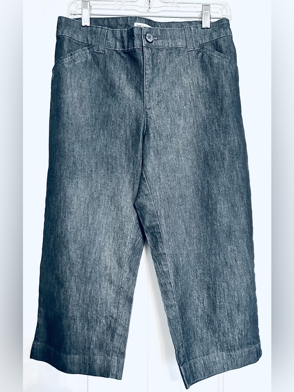 Lee Women’s Dark Blue Wide Leg Capris Denim Jeans - Size 8 Medium